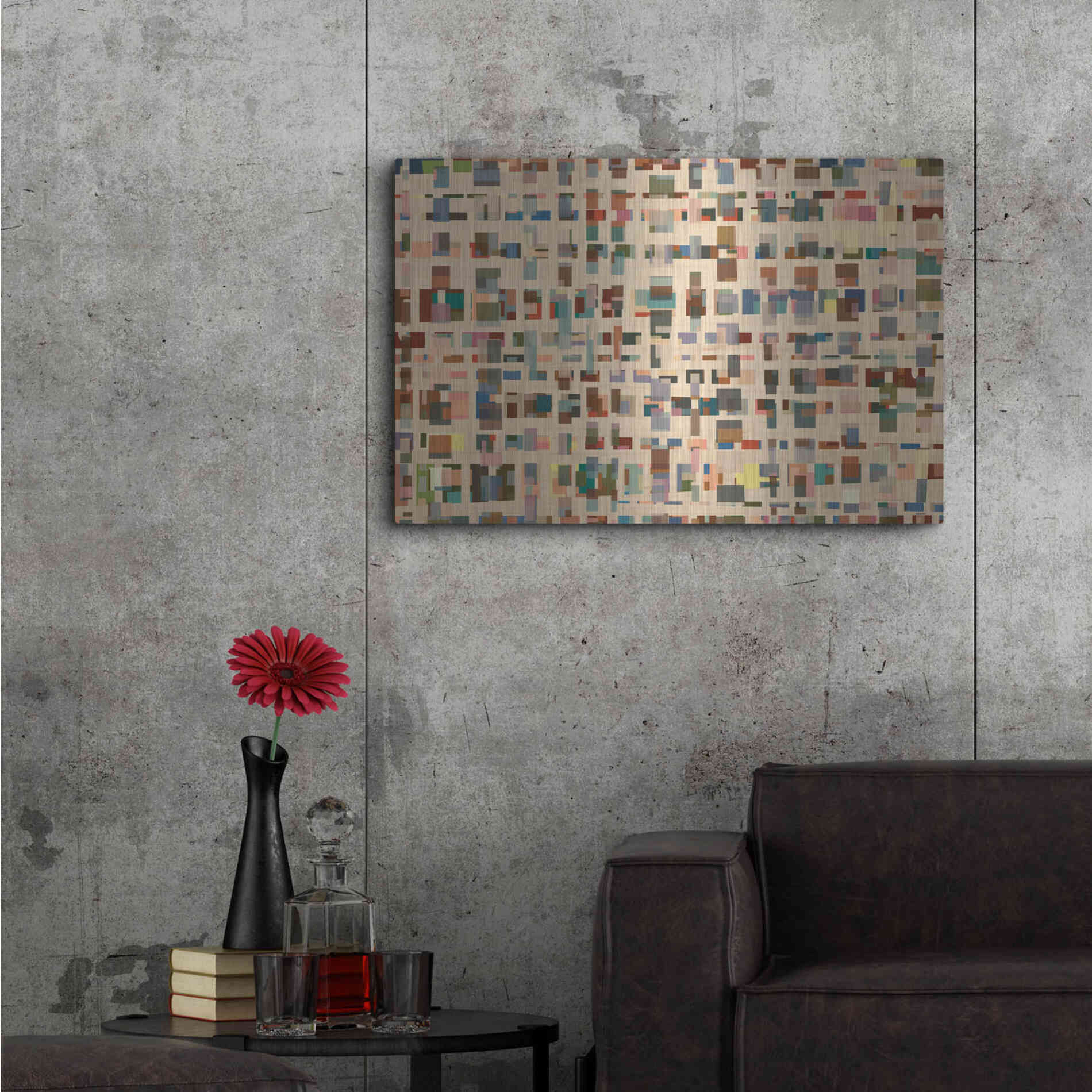 Luxe Metal Art 'From 1st Street to 16th' by Kamdon Kreations, Metal Wall Art,36x24