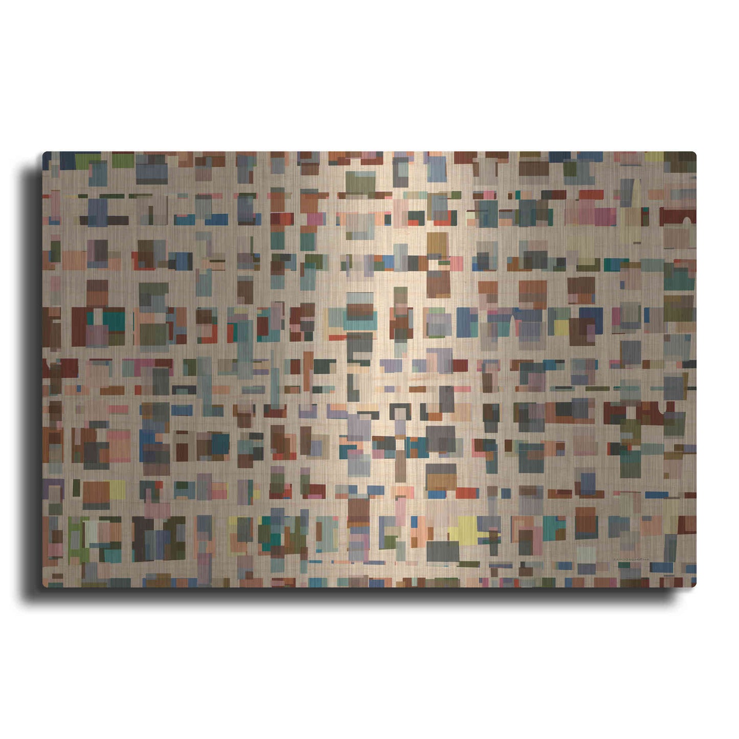 Luxe Metal Art 'From 1st Street to 16th' by Kamdon Kreations, Metal Wall Art