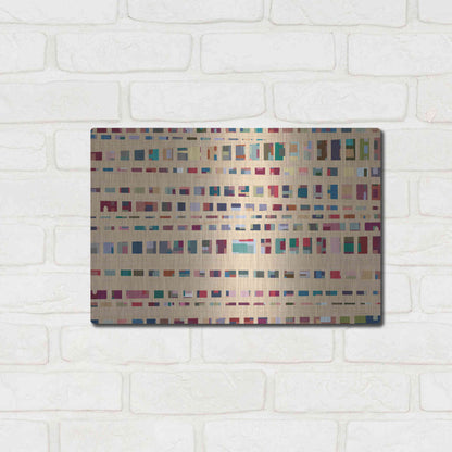 Luxe Metal Art 'The Space Between Us' by Kamdon Kreations, Metal Wall Art,16x12