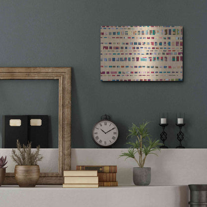 Luxe Metal Art 'The Space Between Us' by Kamdon Kreations, Metal Wall Art,16x12