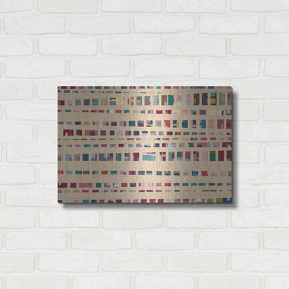 Luxe Metal Art 'The Space Between Us' by Kamdon Kreations, Metal Wall Art,24x16