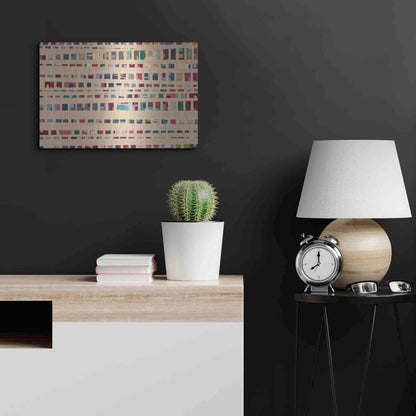 Luxe Metal Art 'The Space Between Us' by Kamdon Kreations, Metal Wall Art,24x16