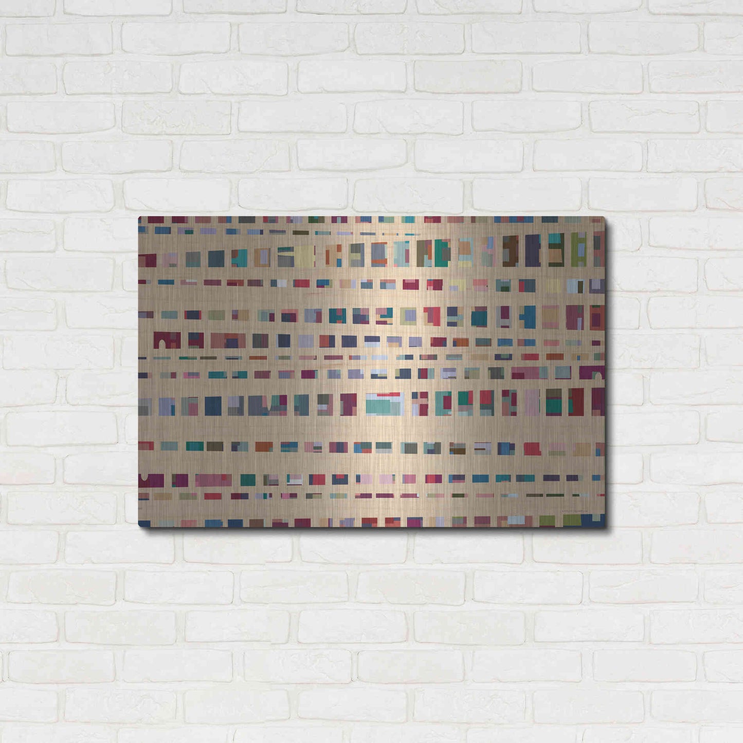Luxe Metal Art 'The Space Between Us' by Kamdon Kreations, Metal Wall Art,36x24