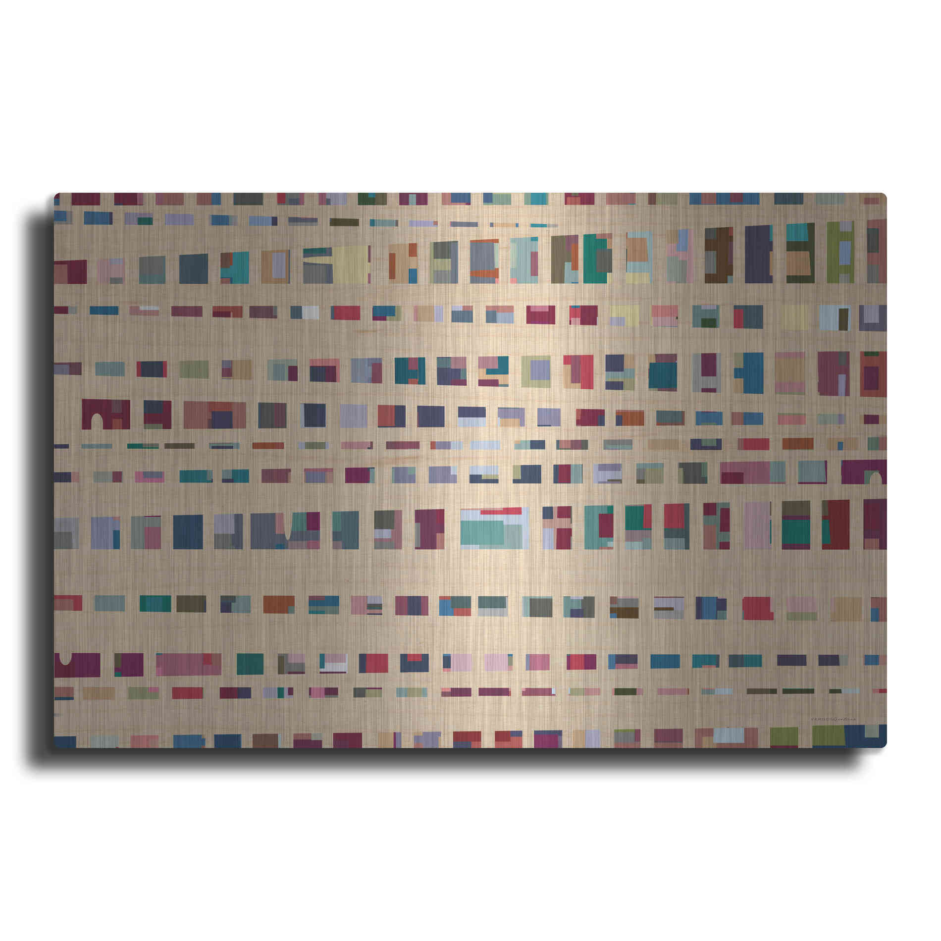 Luxe Metal Art 'The Space Between Us' by Kamdon Kreations, Metal Wall Art