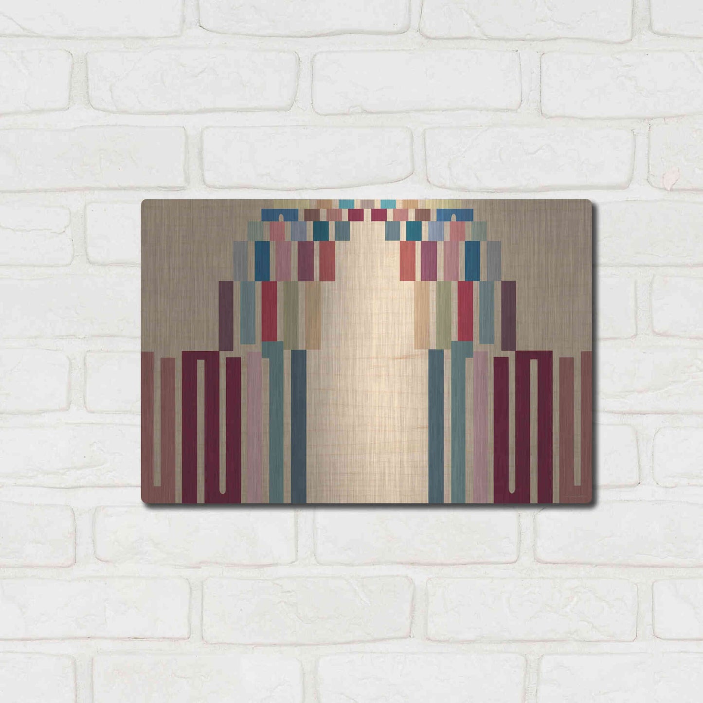 Luxe Metal Art 'Up or Down' by Kamdon Kreations, Metal Wall Art,16x12