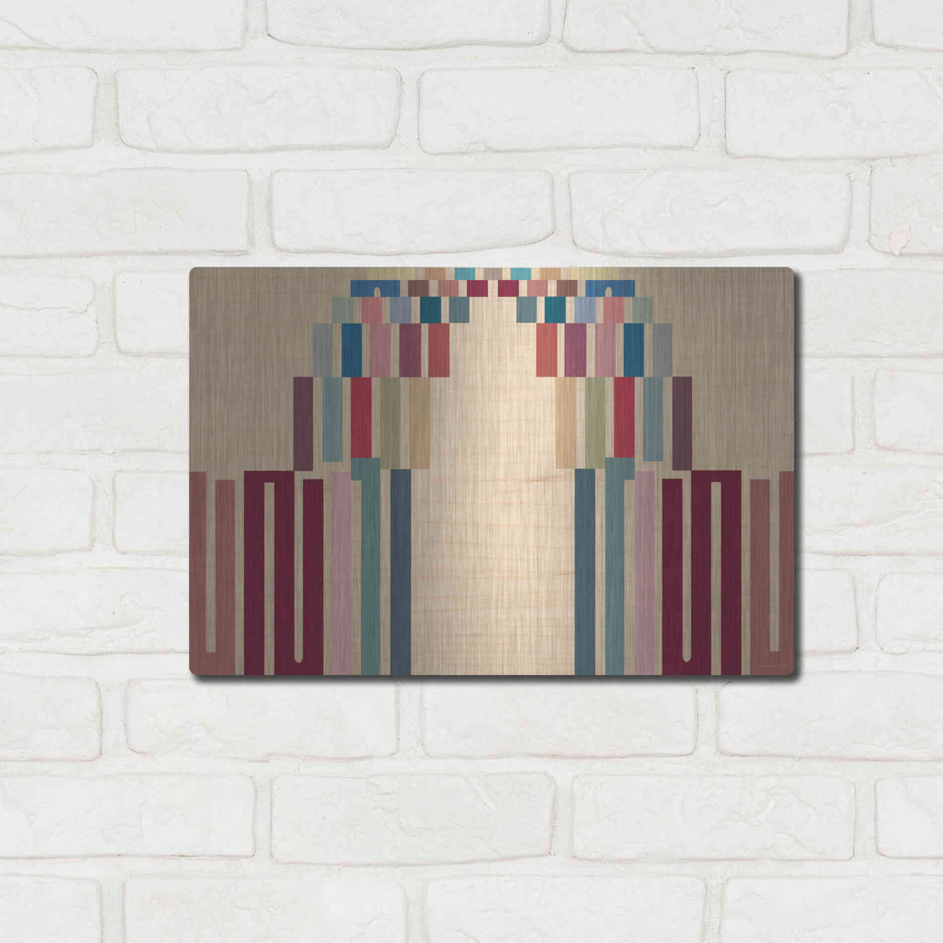 Luxe Metal Art 'Up or Down' by Kamdon Kreations, Metal Wall Art,16x12
