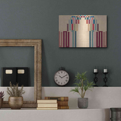 Luxe Metal Art 'Up or Down' by Kamdon Kreations, Metal Wall Art,16x12