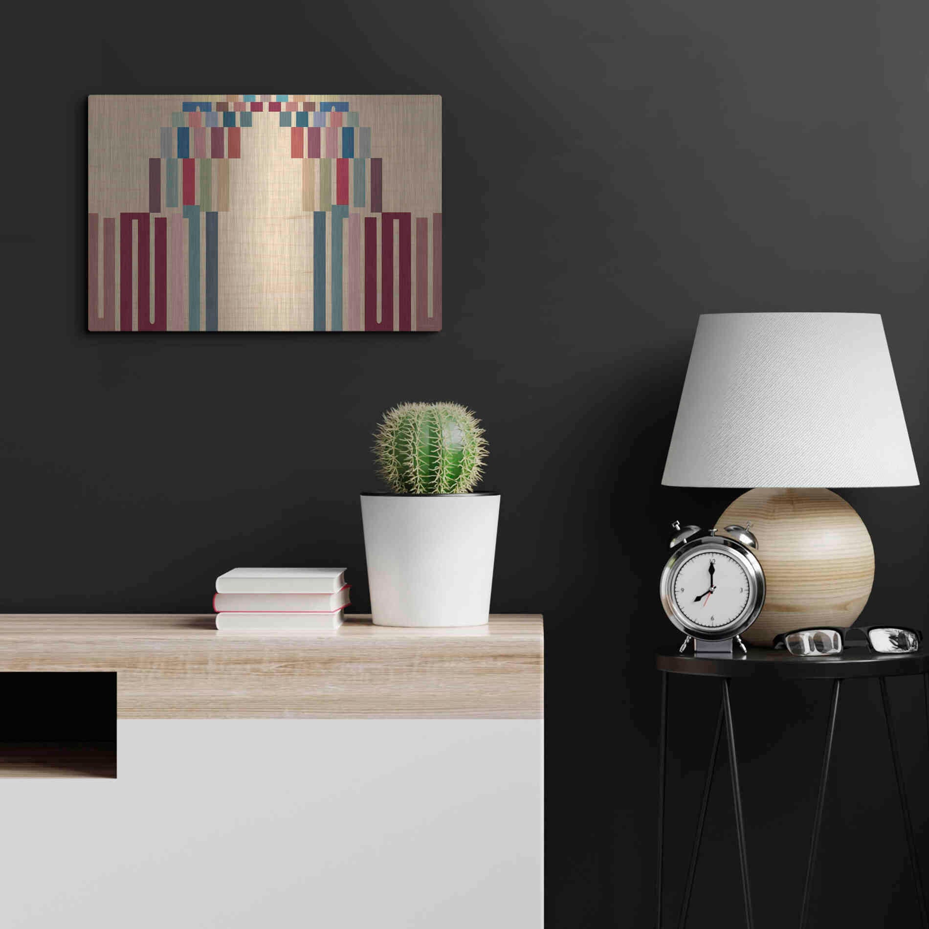 Luxe Metal Art 'Up or Down' by Kamdon Kreations, Metal Wall Art,24x16