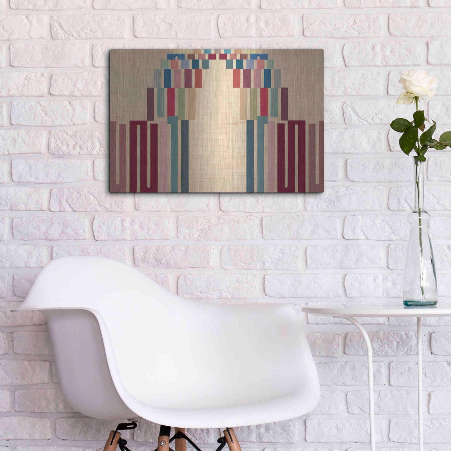 Luxe Metal Art 'Up or Down' by Kamdon Kreations, Metal Wall Art,24x16
