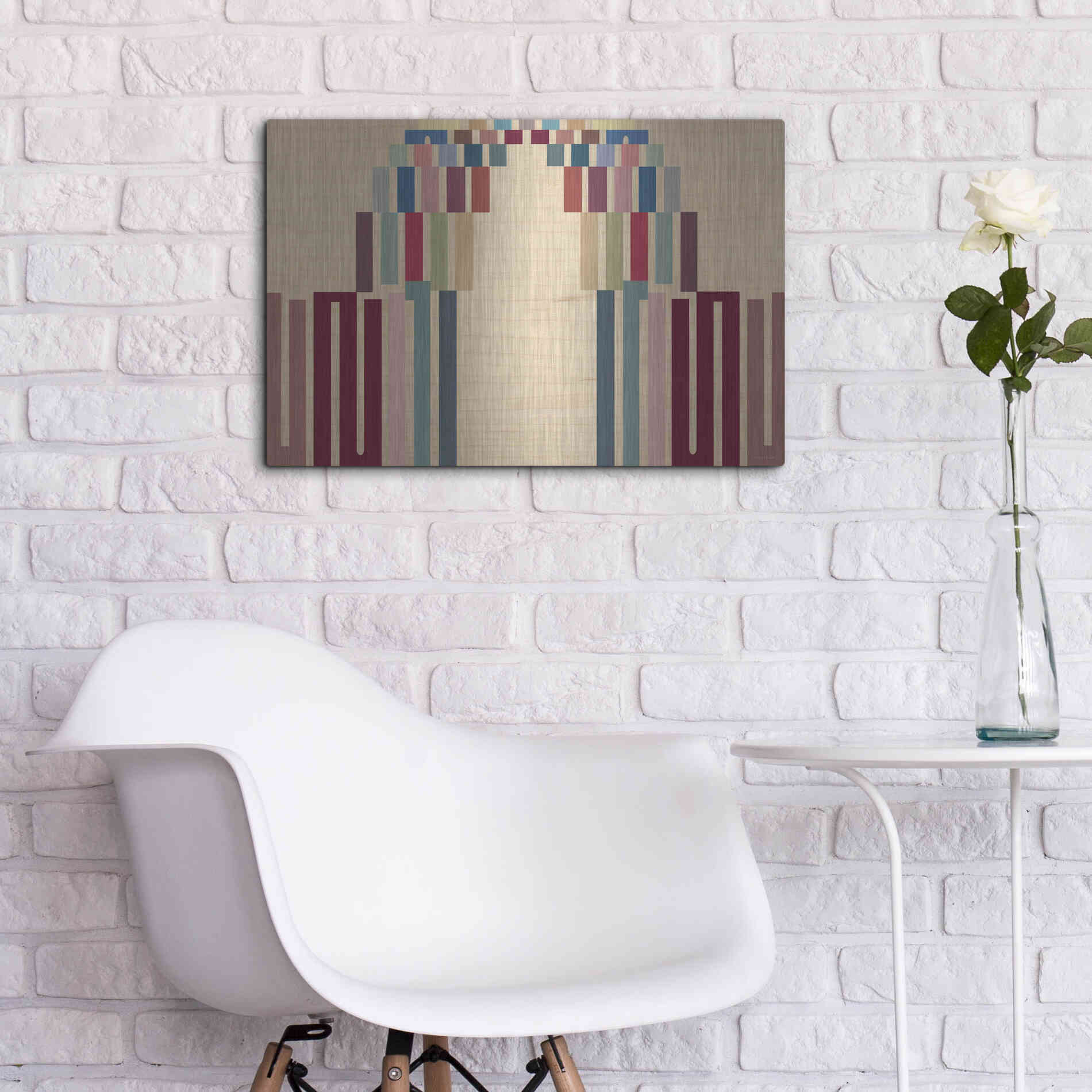 Luxe Metal Art 'Up or Down' by Kamdon Kreations, Metal Wall Art,24x16