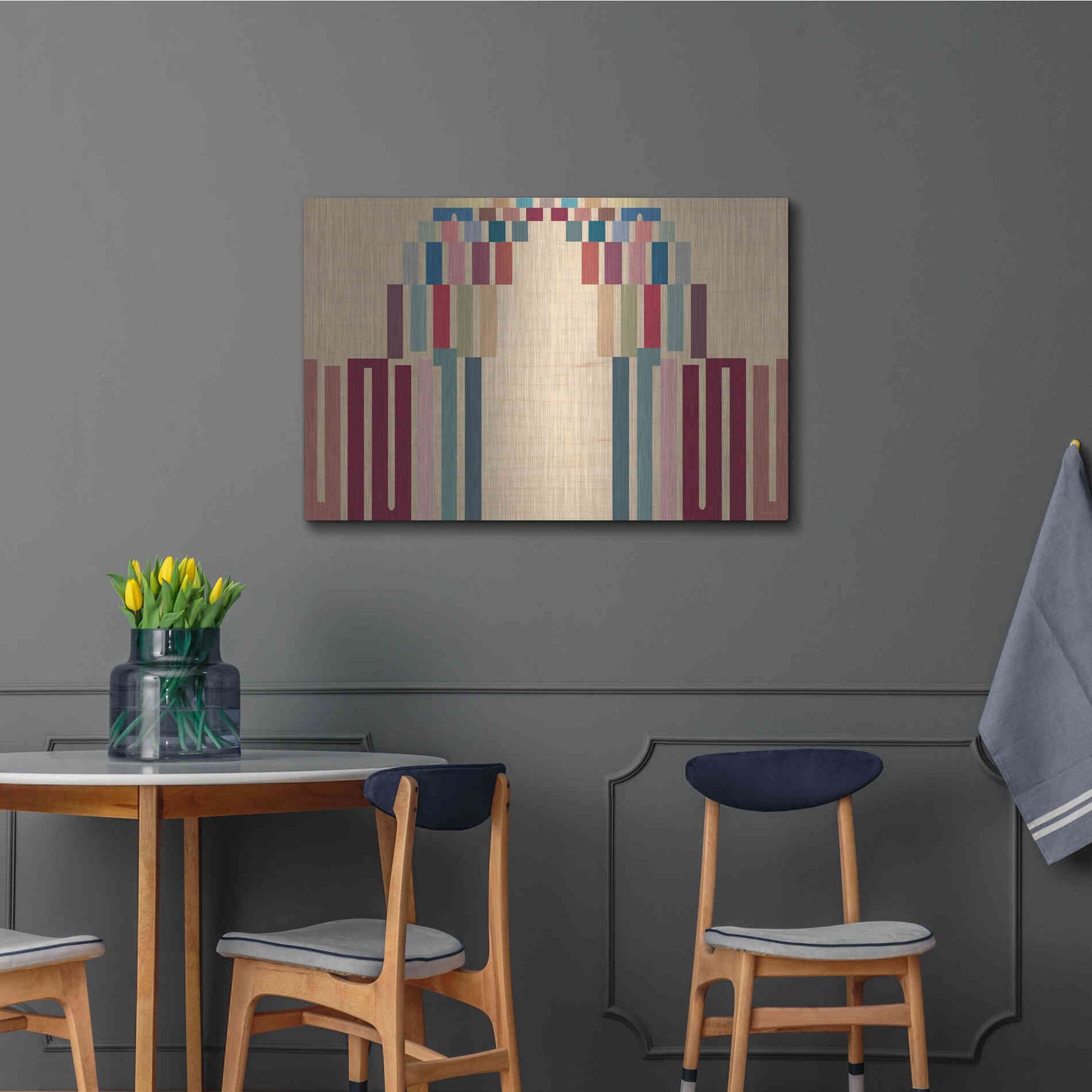 Luxe Metal Art 'Up or Down' by Kamdon Kreations, Metal Wall Art,36x24