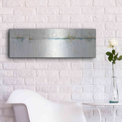 Luxe Metal Art 'A New Day    ' by Kamdon Kreations, Metal Wall Art,36x12