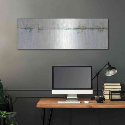 Luxe Metal Art 'A New Day    ' by Kamdon Kreations, Metal Wall Art,48x16
