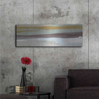 Luxe Metal Art 'On the Horizon   ' by Kamdon Kreations, Metal Wall Art,48x16