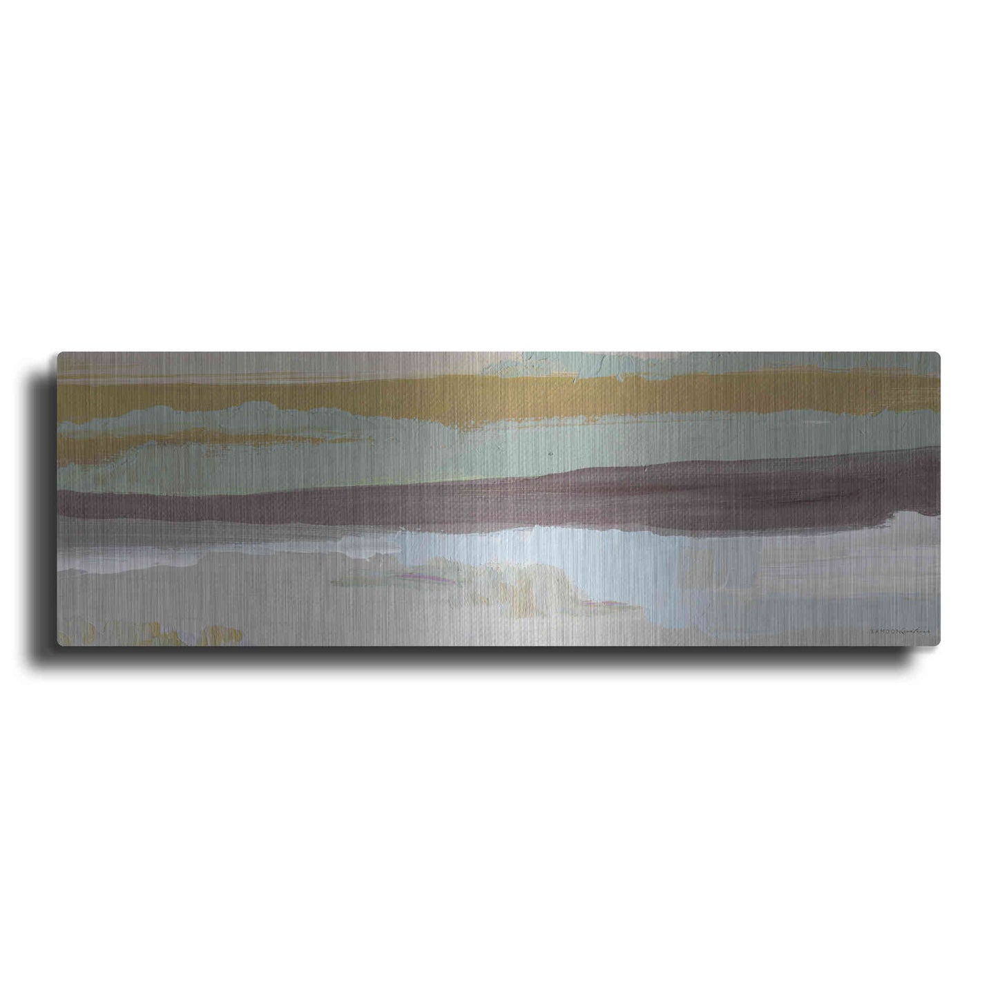 Luxe Metal Art 'On the Horizon   ' by Kamdon Kreations, Metal Wall Art