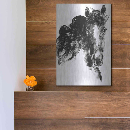 Luxe Metal Art 'Sweet Filly' by Kamdon Kreations, Metal Wall Art,12x16