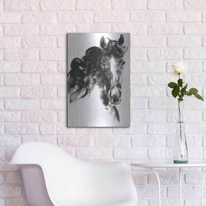 Luxe Metal Art 'Sweet Filly' by Kamdon Kreations, Metal Wall Art,16x24