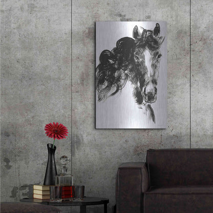 Luxe Metal Art 'Sweet Filly' by Kamdon Kreations, Metal Wall Art,24x36