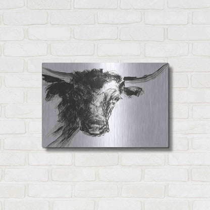 Luxe Metal Art 'Linear Growth' by Kamdon Kreations, Metal Wall Art,24x16