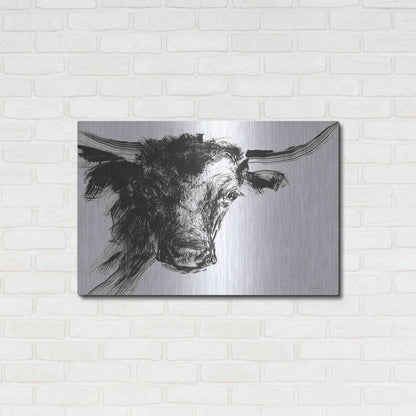 Luxe Metal Art 'Linear Growth' by Kamdon Kreations, Metal Wall Art,36x24