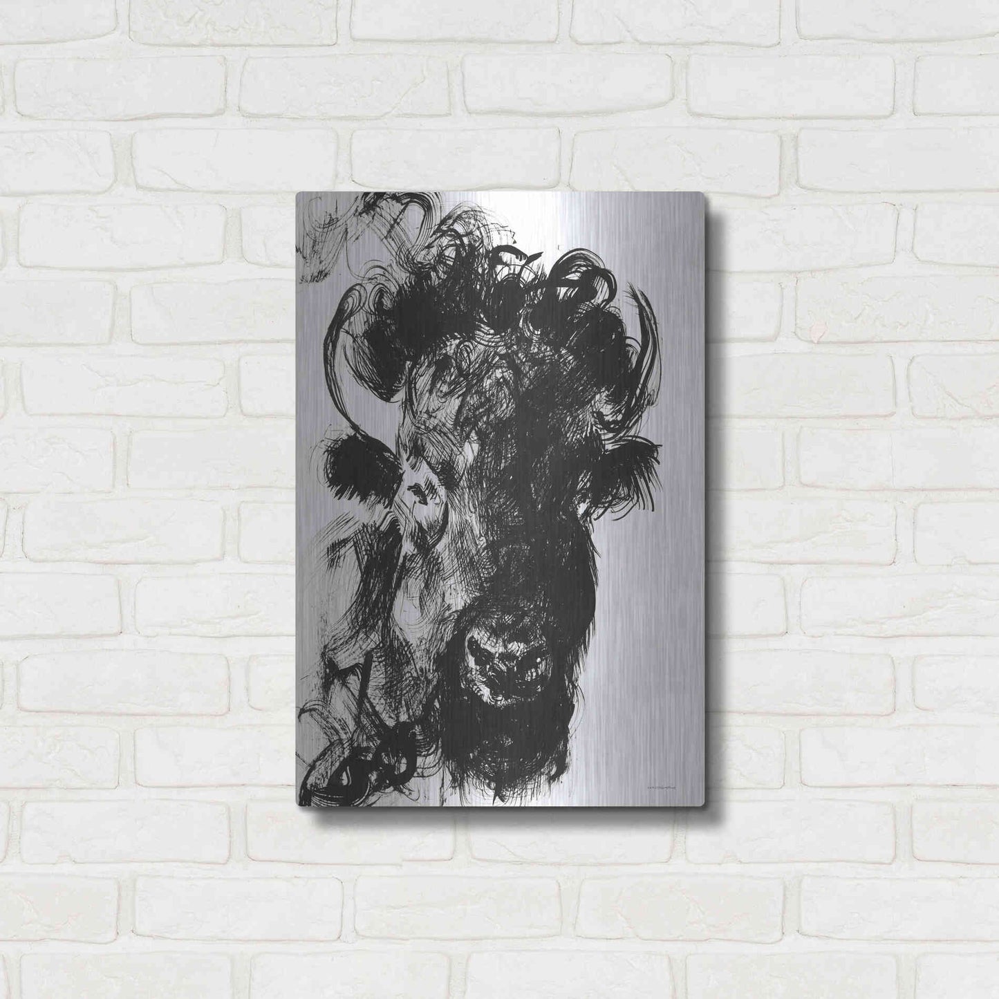 Luxe Metal Art 'Harrison' by Kamdon Kreations, Metal Wall Art,16x24