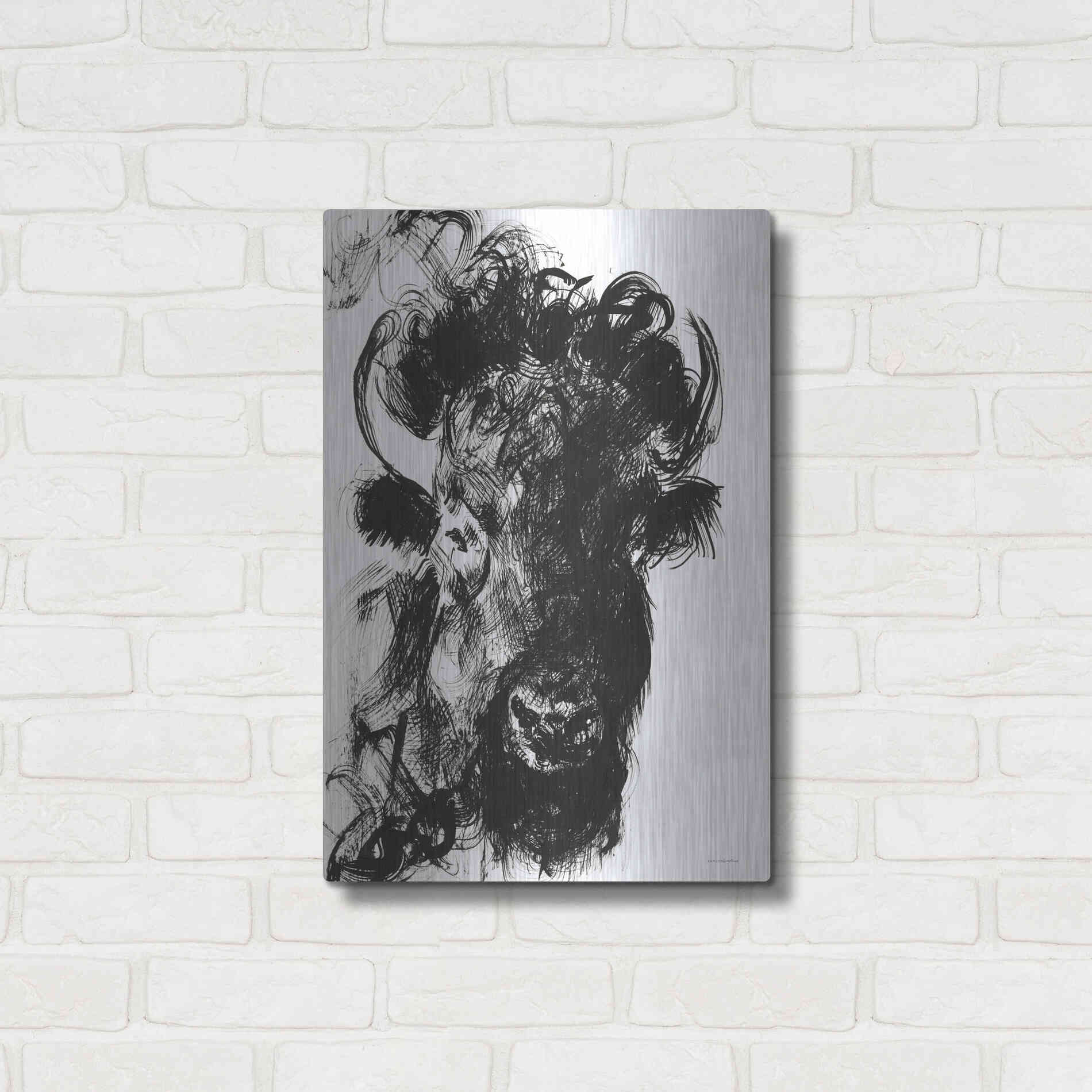 Luxe Metal Art 'Harrison' by Kamdon Kreations, Metal Wall Art,16x24