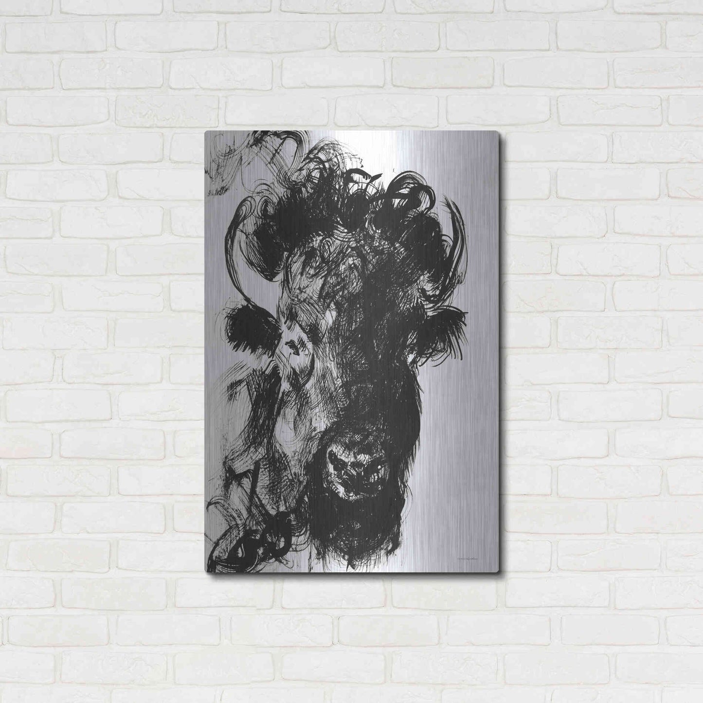 Luxe Metal Art 'Harrison' by Kamdon Kreations, Metal Wall Art,24x36