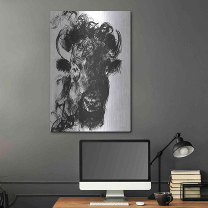 Luxe Metal Art 'Harrison' by Kamdon Kreations, Metal Wall Art,24x36