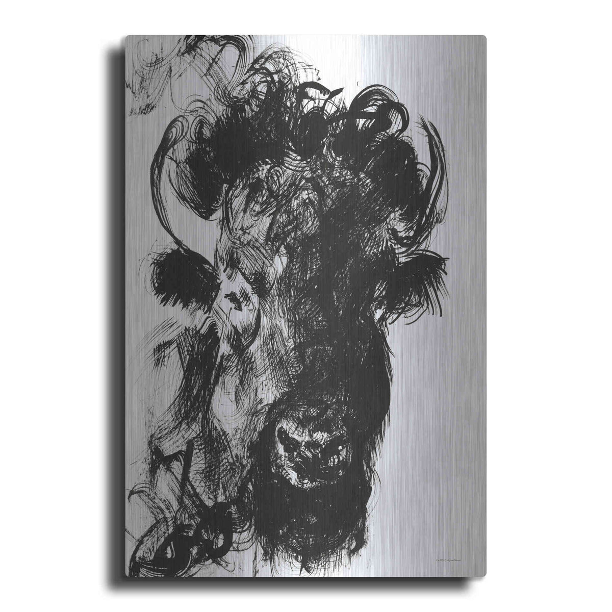 Luxe Metal Art 'Harrison' by Kamdon Kreations, Metal Wall Art