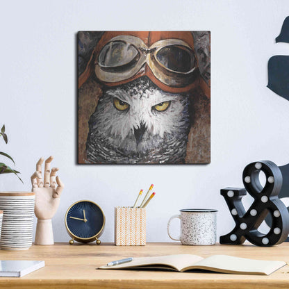 Luxe Metal Art 'On the Prowl' by Kamdon Kreations, Metal Wall Art,12x12