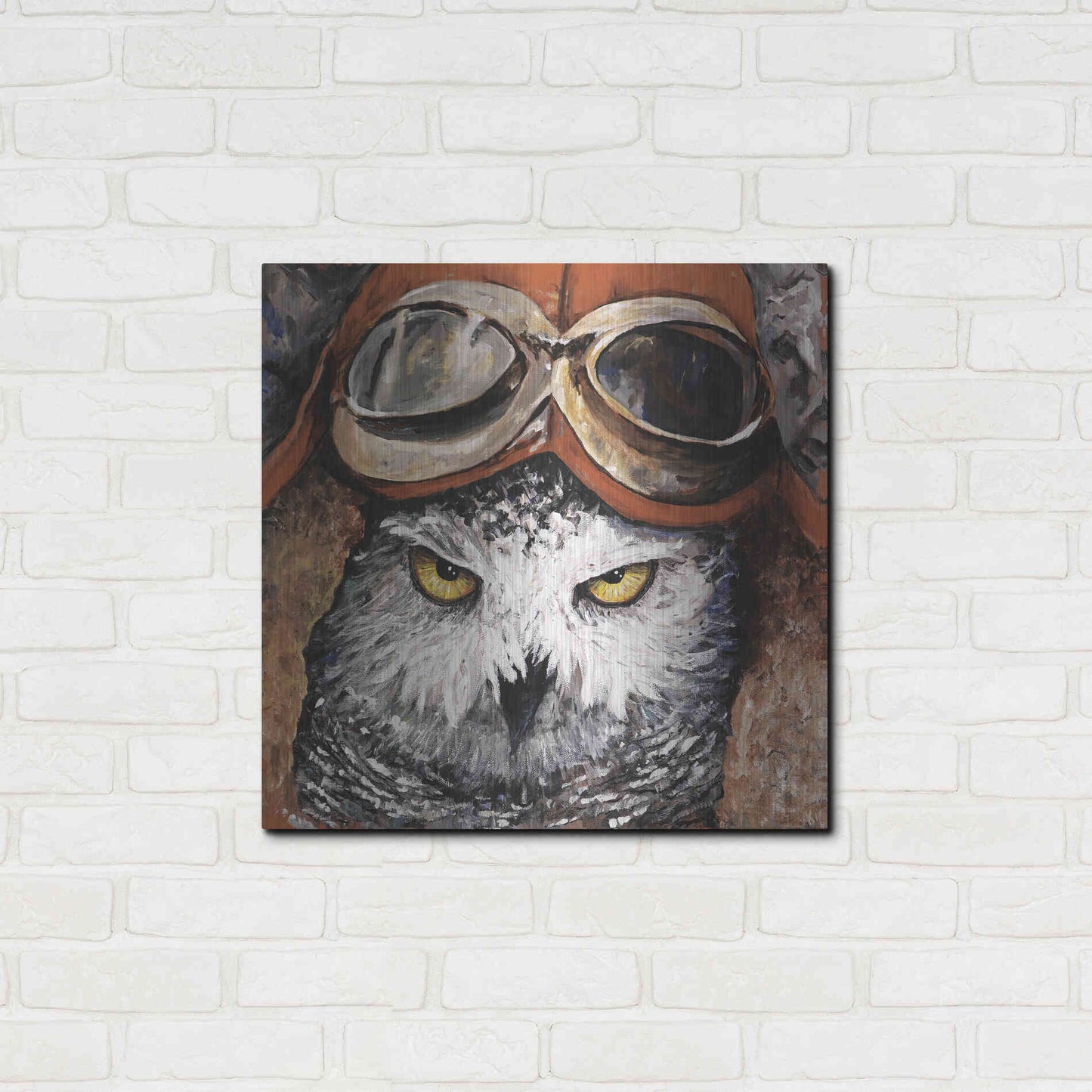 Luxe Metal Art 'On the Prowl' by Kamdon Kreations, Metal Wall Art,24x24