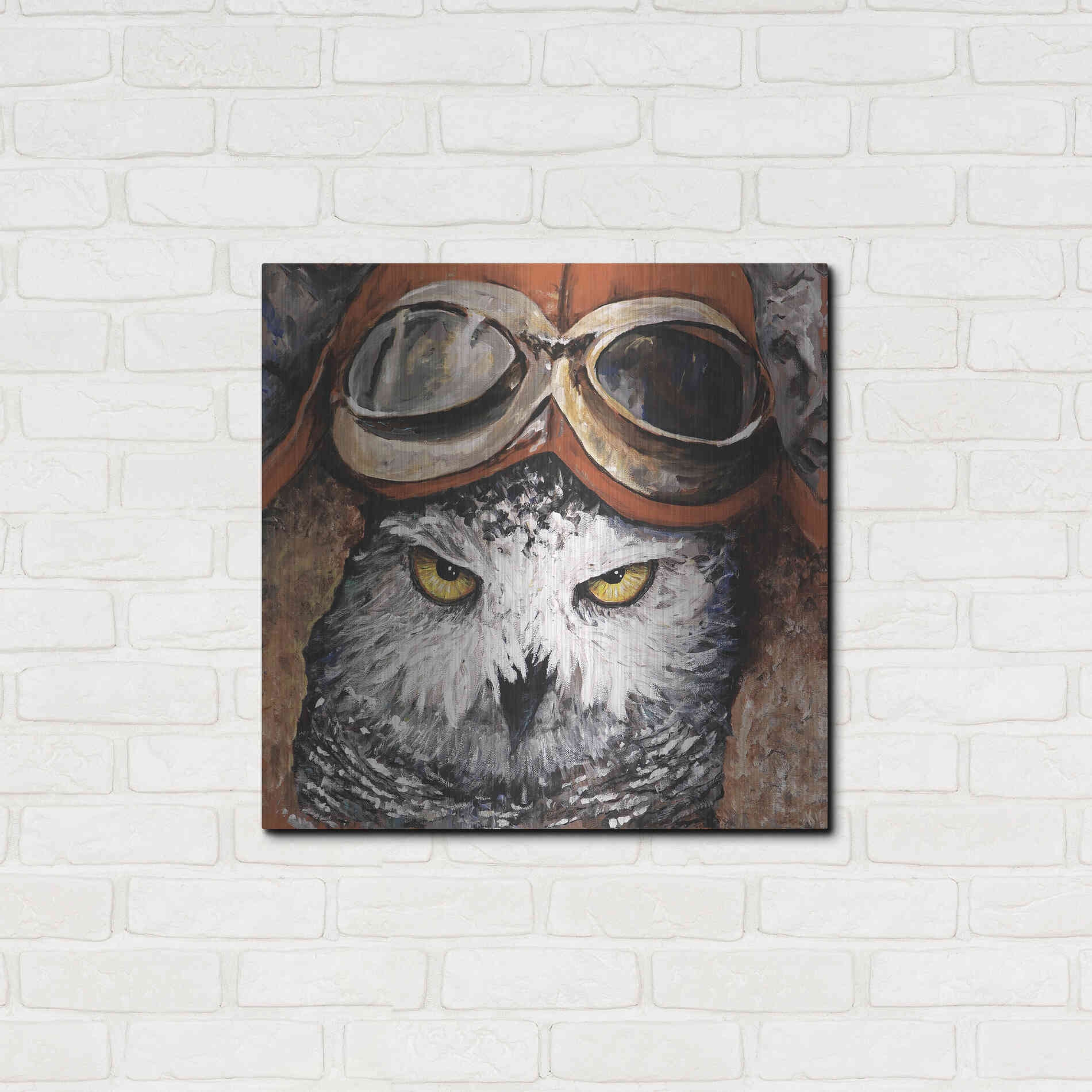 Luxe Metal Art 'On the Prowl' by Kamdon Kreations, Metal Wall Art,24x24