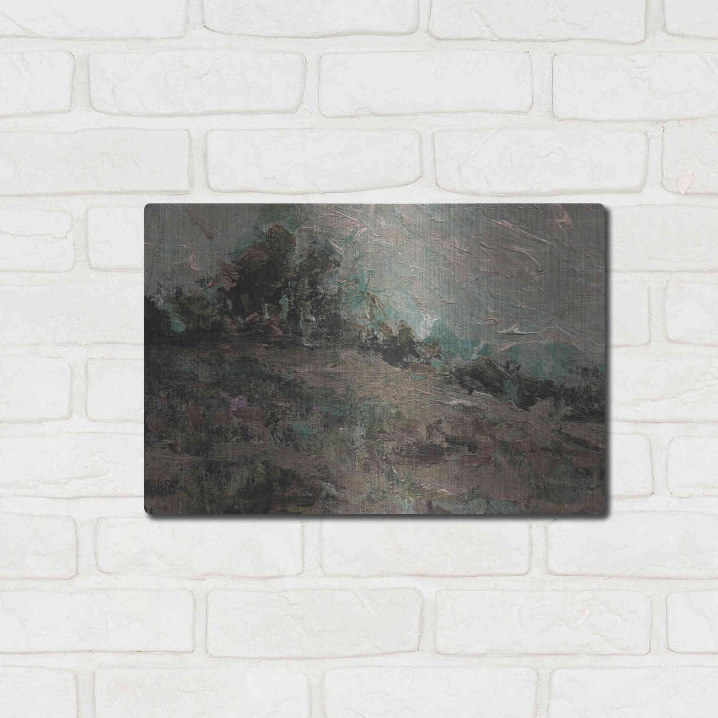 Luxe Metal Art 'Something Old, Something New' by Kamdon Kreations, Metal Wall Art,16x12