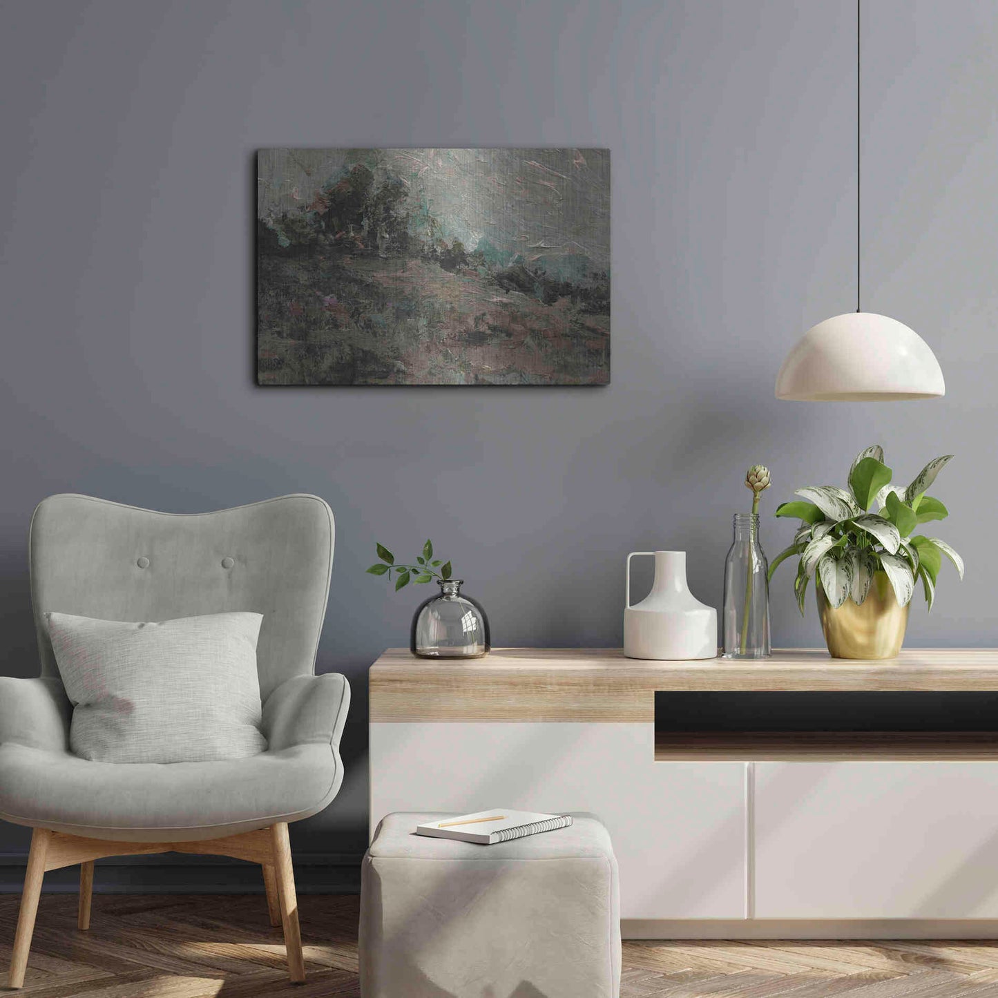 Luxe Metal Art 'Something Old, Something New' by Kamdon Kreations, Metal Wall Art,24x16