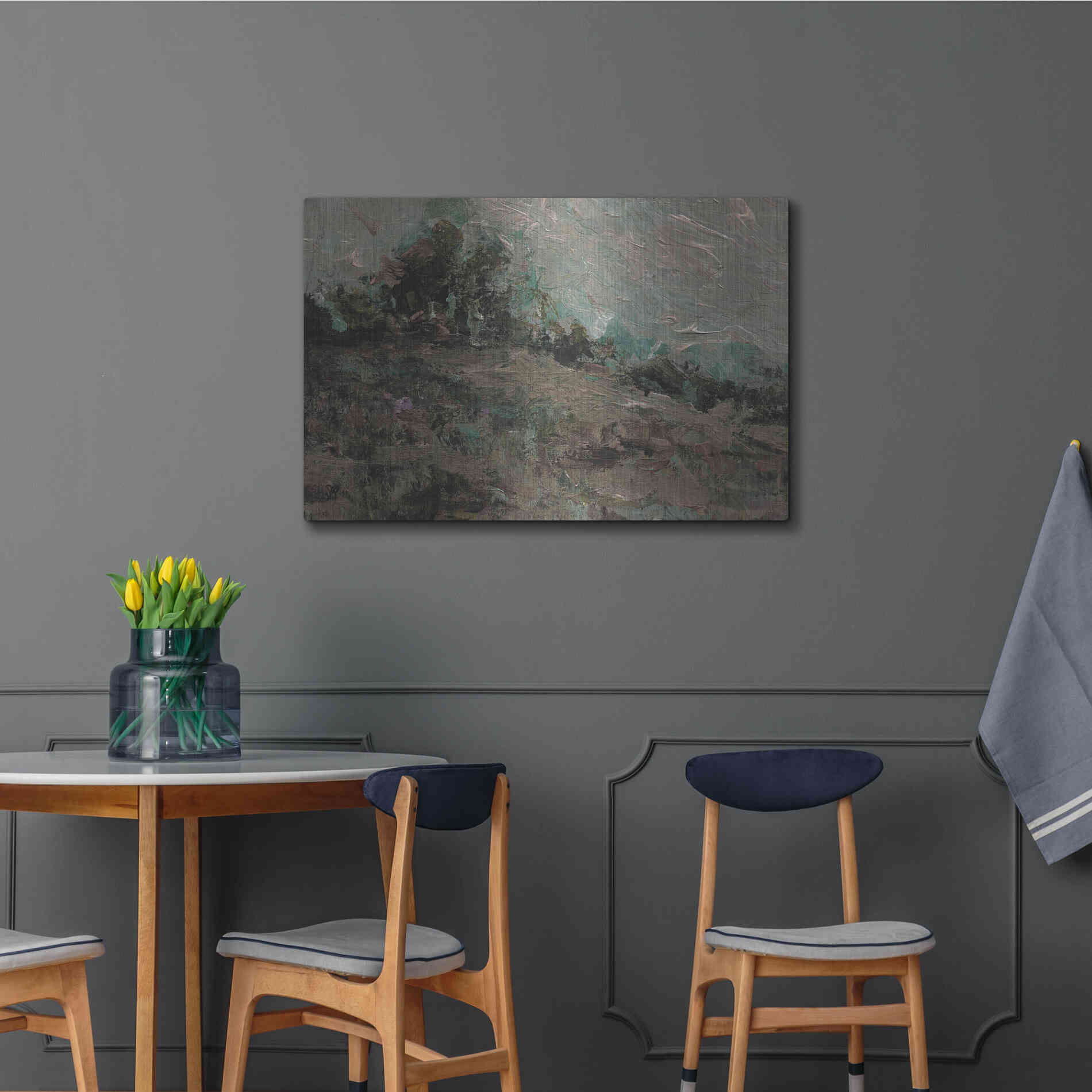 Luxe Metal Art 'Something Old, Something New' by Kamdon Kreations, Metal Wall Art,36x24