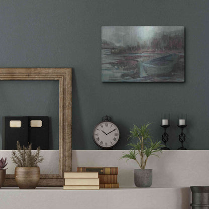 Luxe Metal Art 'Old Fishing Boat' by Kamdon Kreations, Metal Wall Art,16x12