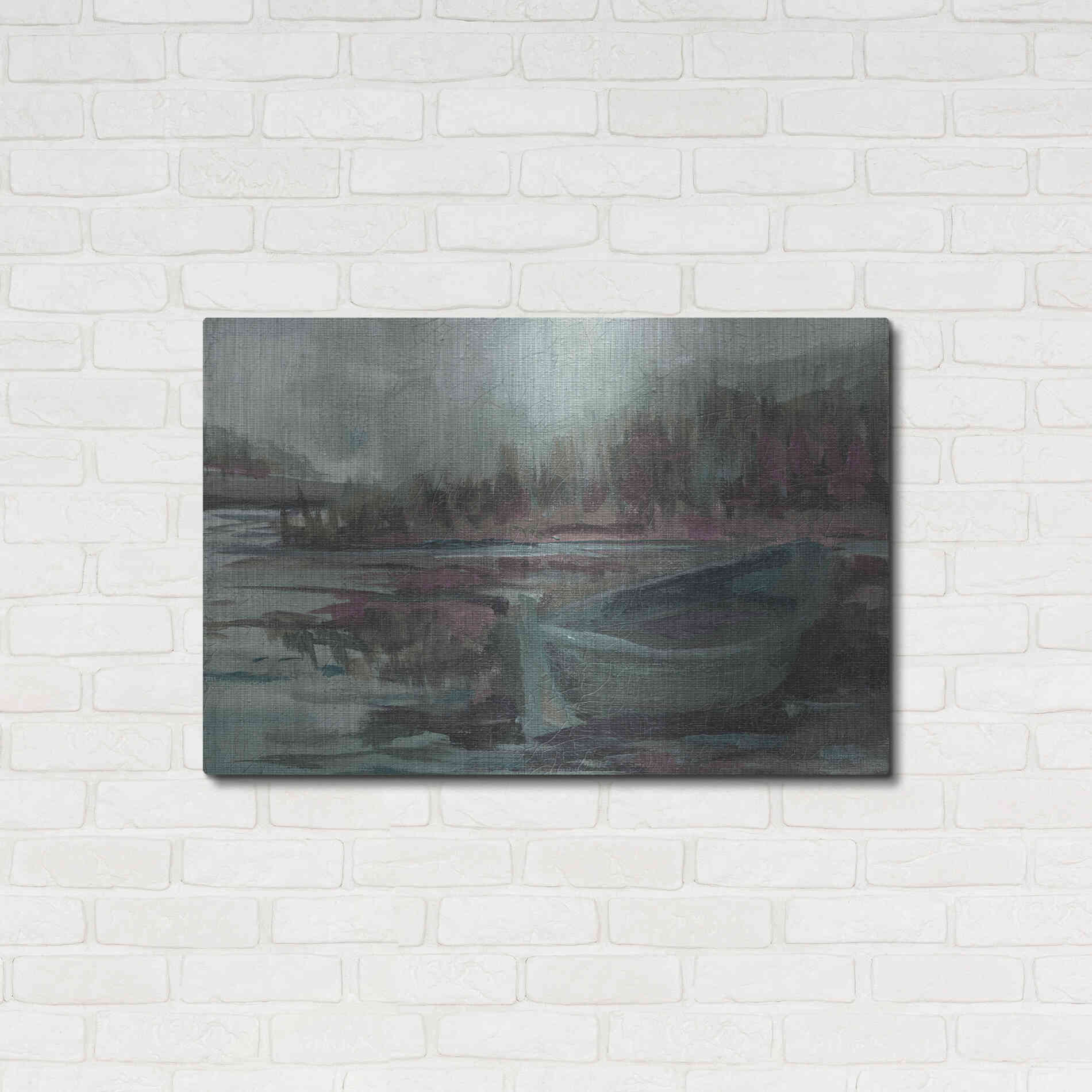 Luxe Metal Art 'Old Fishing Boat' by Kamdon Kreations, Metal Wall Art,36x24
