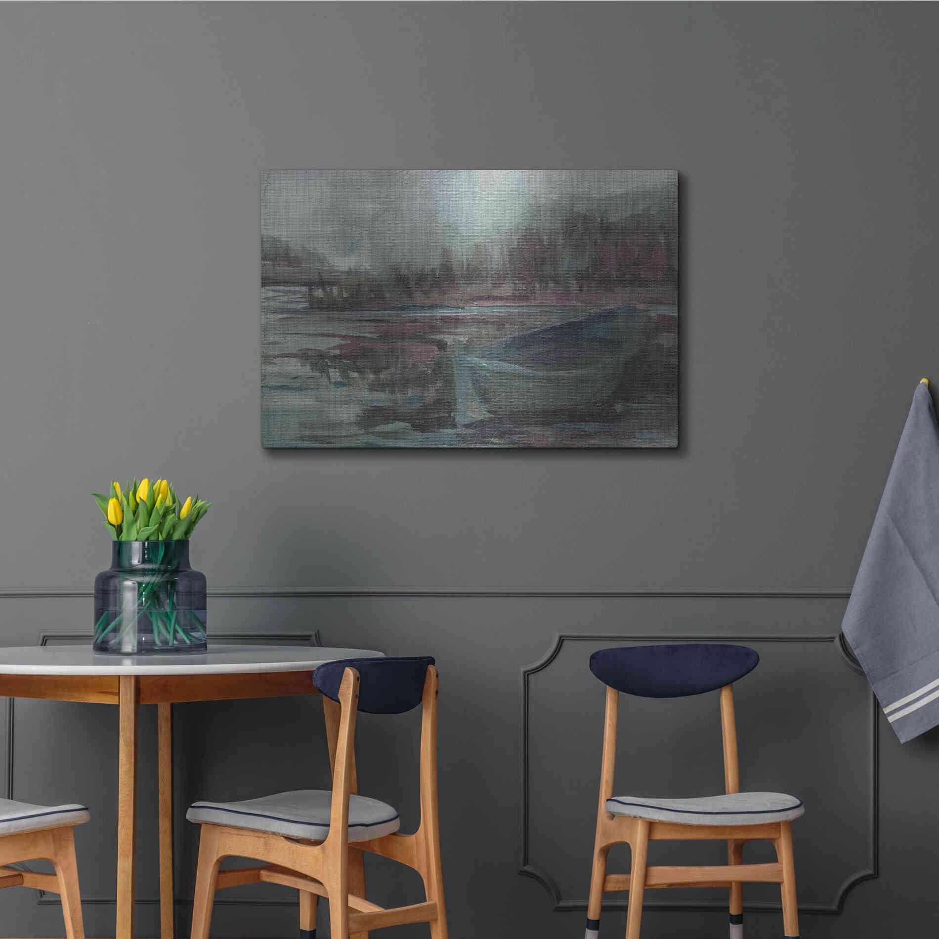 Luxe Metal Art 'Old Fishing Boat' by Kamdon Kreations, Metal Wall Art,36x24