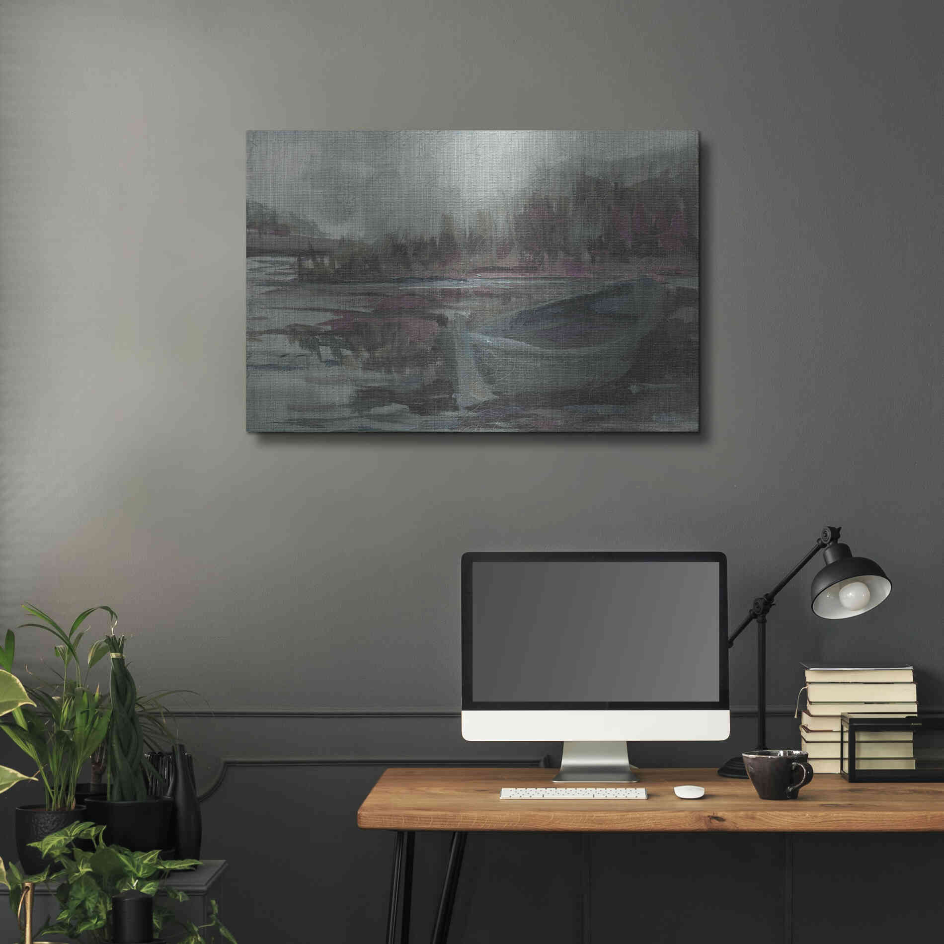 Luxe Metal Art 'Old Fishing Boat' by Kamdon Kreations, Metal Wall Art,36x24