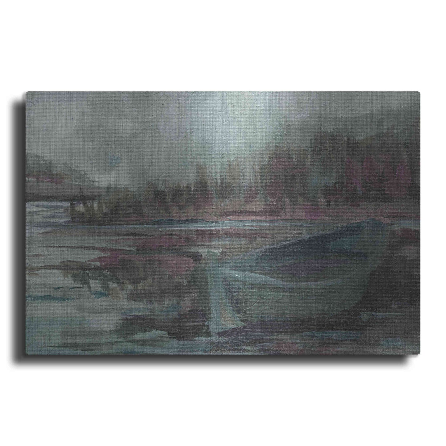 Luxe Metal Art 'Old Fishing Boat' by Kamdon Kreations, Metal Wall Art