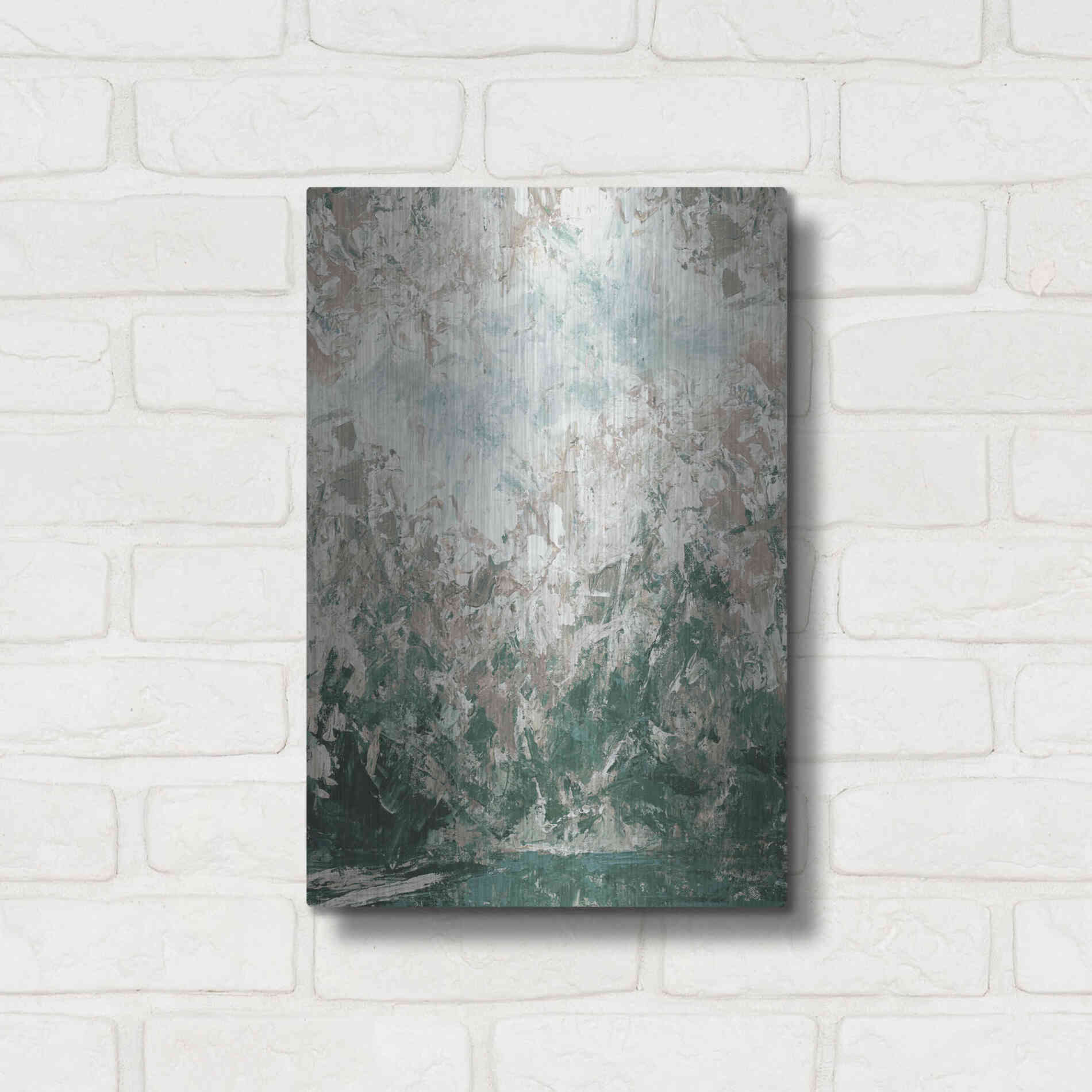 Luxe Metal Art 'Irish Spring' by Kamdon Kreations, Metal Wall Art,12x16