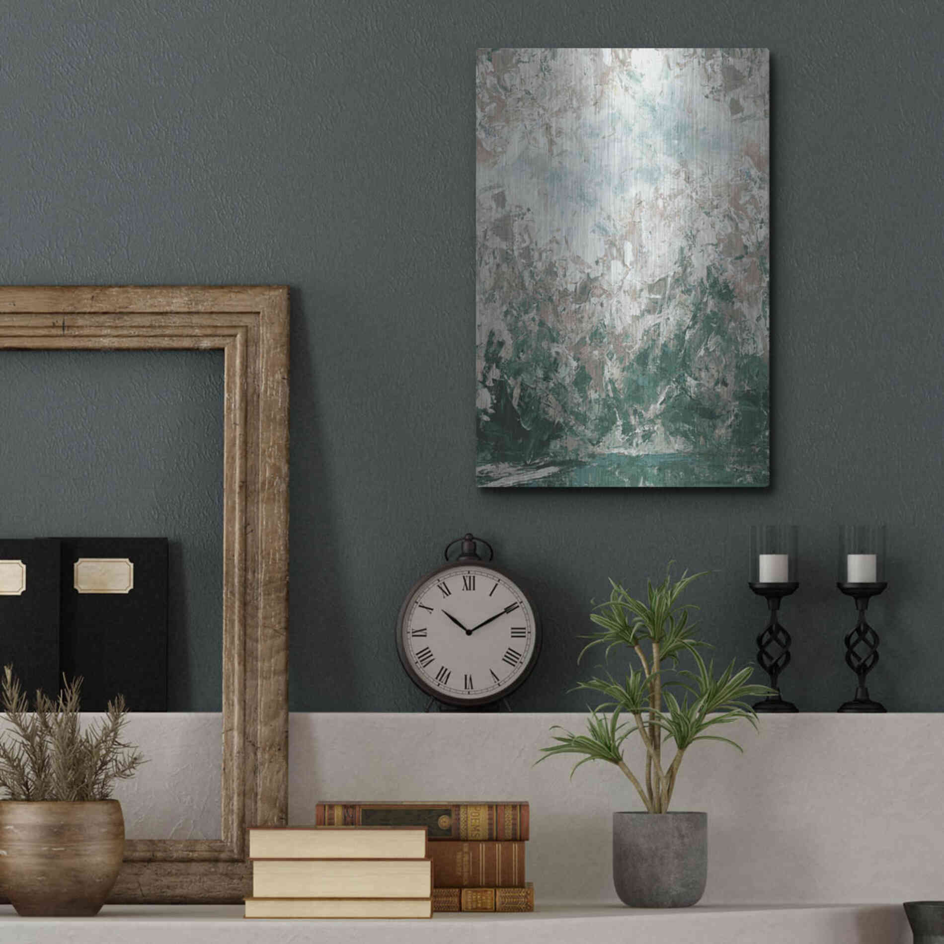 Luxe Metal Art 'Irish Spring' by Kamdon Kreations, Metal Wall Art,12x16