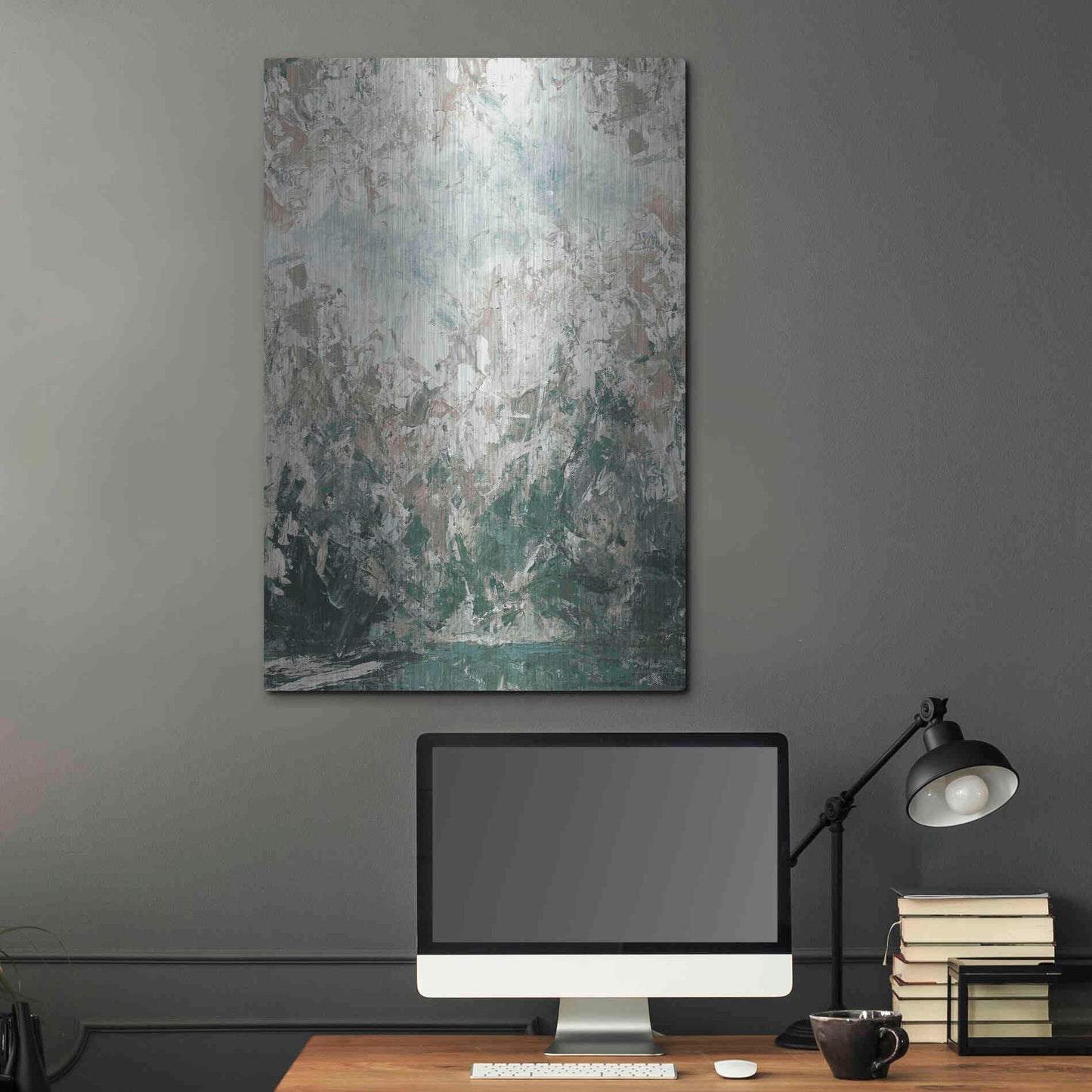 Luxe Metal Art 'Irish Spring' by Kamdon Kreations, Metal Wall Art,24x36