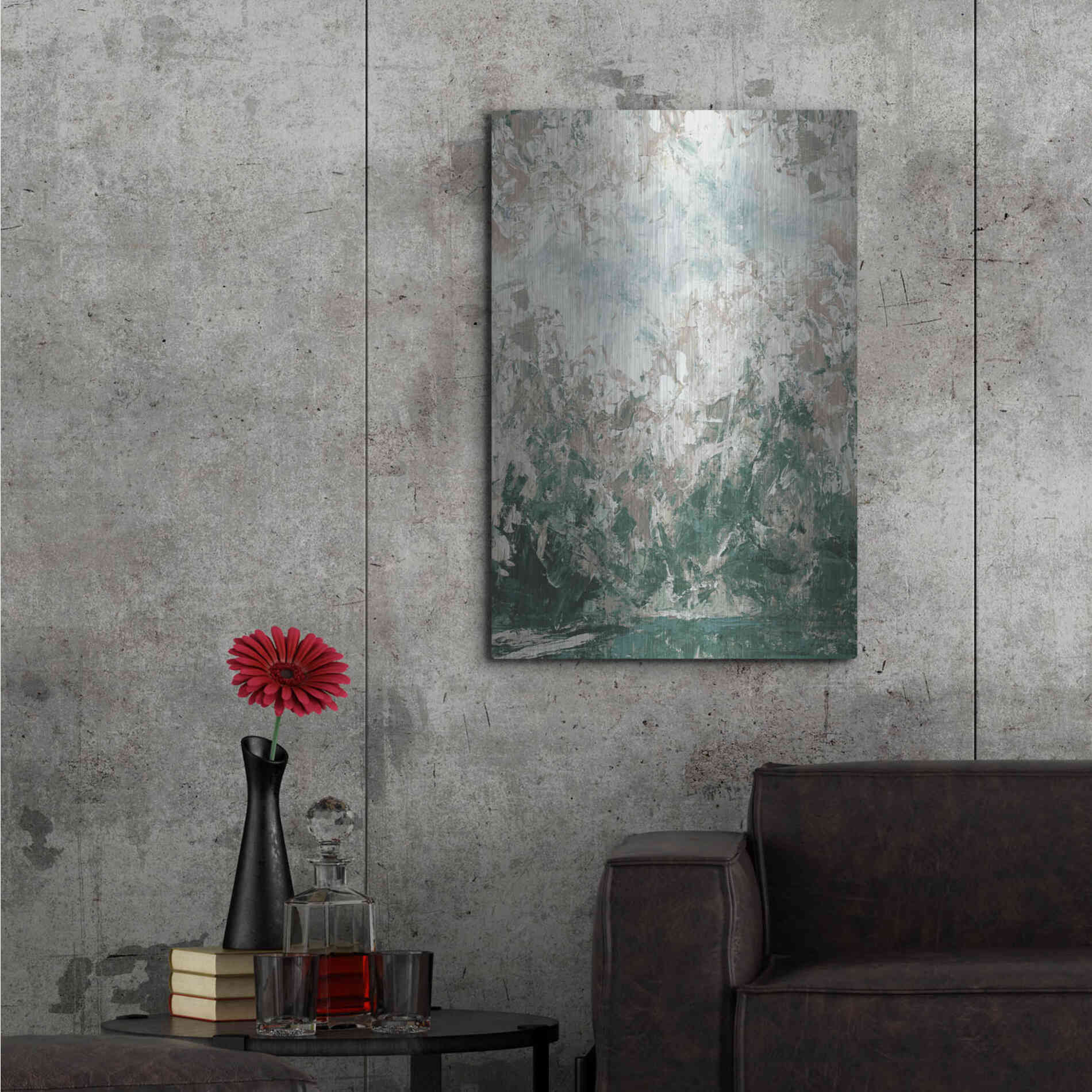 Luxe Metal Art 'Irish Spring' by Kamdon Kreations, Metal Wall Art,24x36