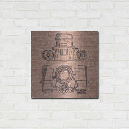 Luxe Metal Art 'Cork Camera' by Kamdon Kreations, Metal Wall Art,24x24