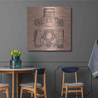 Luxe Metal Art 'Cork Camera' by Kamdon Kreations, Metal Wall Art,36x36