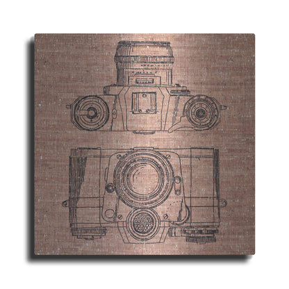 Luxe Metal Art 'Cork Camera' by Kamdon Kreations, Metal Wall Art