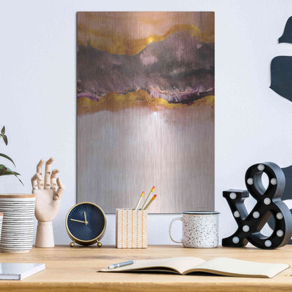 Luxe Metal Art 'Calm Below Deck' by Kamdon Kreations, Metal Wall Art,12x16