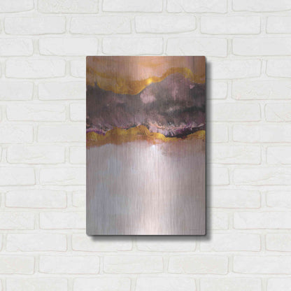 Luxe Metal Art 'Calm Below Deck' by Kamdon Kreations, Metal Wall Art,16x24