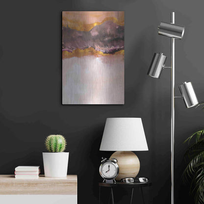 Luxe Metal Art 'Calm Below Deck' by Kamdon Kreations, Metal Wall Art,16x24